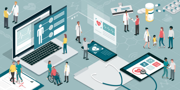 Graphic healthcare technology Adobe Stock 194190212
