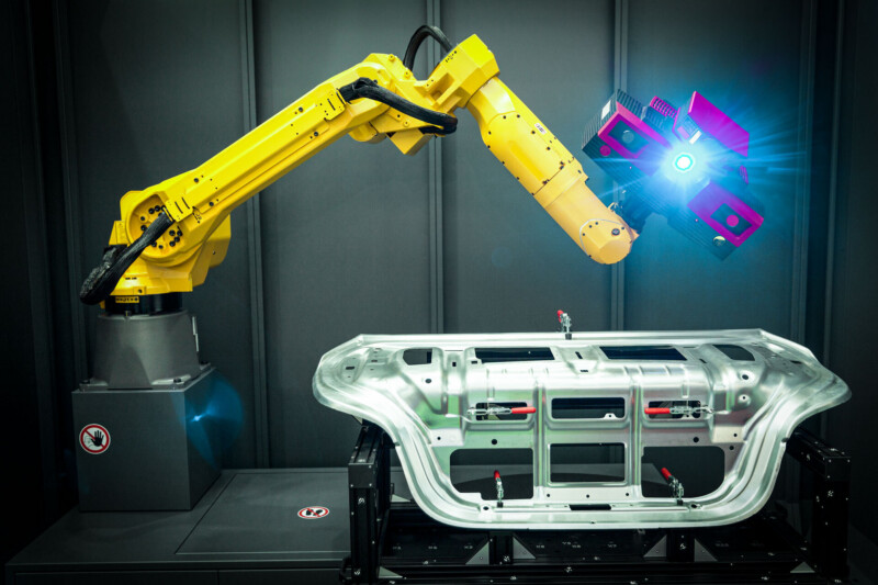 3 D scanning robot