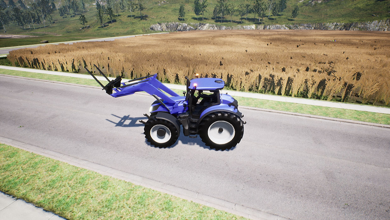 Tractor simulatie