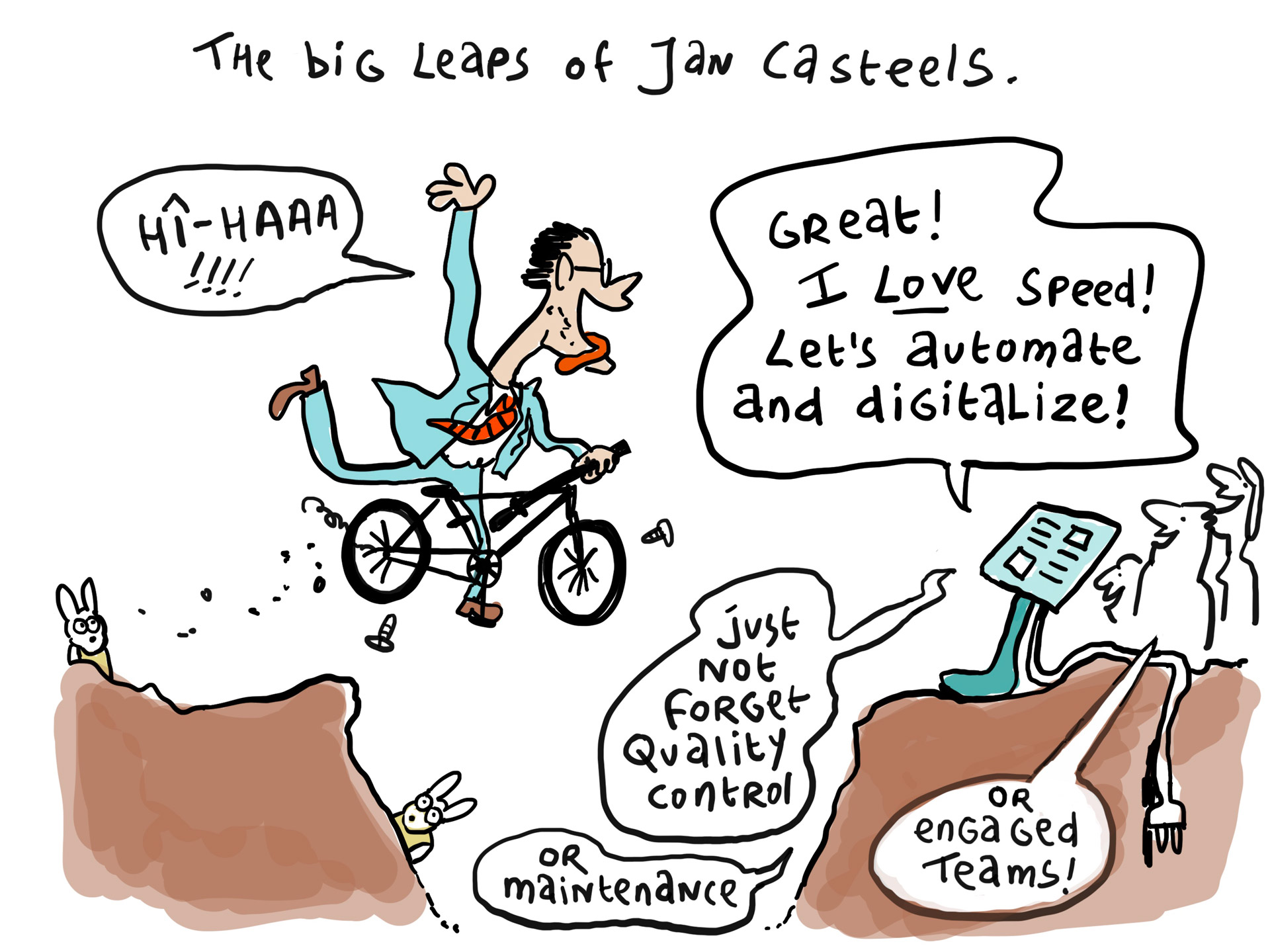 Cartoon Jan Casteels - Duracell