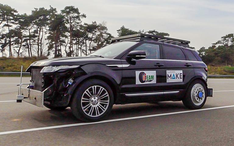 Range Rover Evoque test vehicle